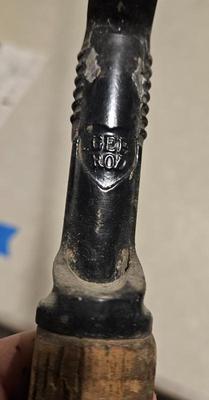 Sale Photo Thumbnail #1061: 1950s gep actionized register fishing rod 60 inches (8)