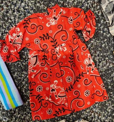 Sale Photo Thumbnail #1233: Outfit 5 red and black pattern dress