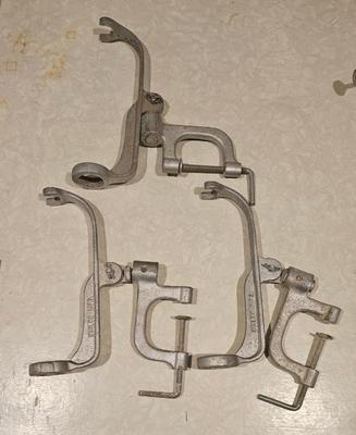Fishing vintage fishing pole holders
