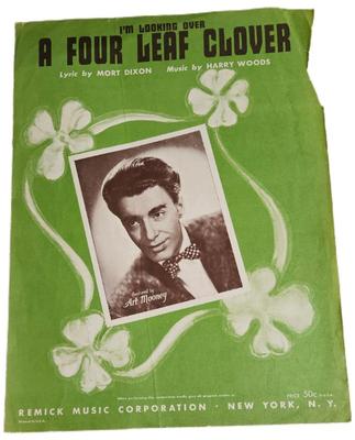 1927 i m looking over a four leaf clover