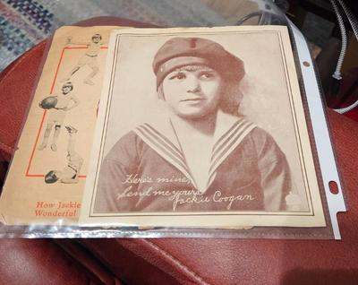 Records early 1900s jackie coogan with photo 1)