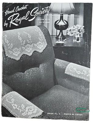 Hand crochet by royal society chair sets runners book no 5