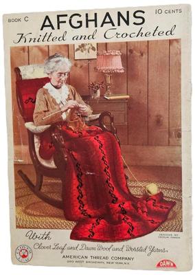 Book c afghans knitted and crocheted