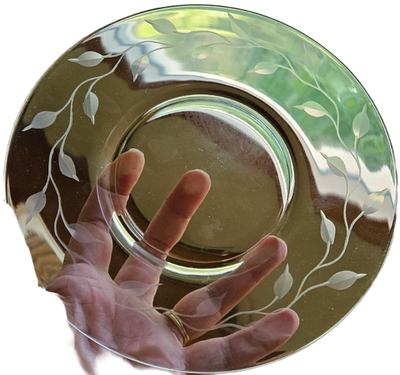 1950s laural classic by libbey 9 plates