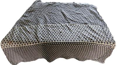 1930s-1940s Rayon Perhaps An Unfinished Blouse Blue With White Dots Grey With Blue Dots