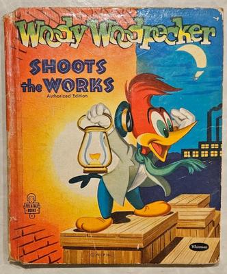 1950s woody woodpecker shoots the works