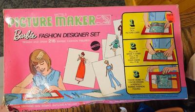 1969 mattel s picture maker barbie fashion designer set #4151