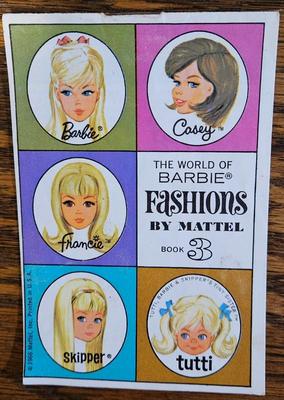 1966 the world of barbie fashions by mattel book 3