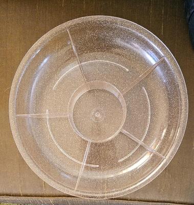 1950s 1960s sparkly veg dip tray