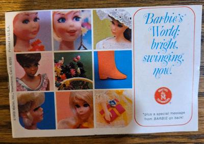 1968 barbies world bright swinging now