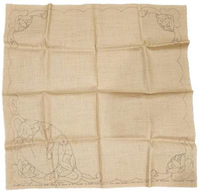 No 852 24” join it square pure linen swan trade wonder art mark (6)