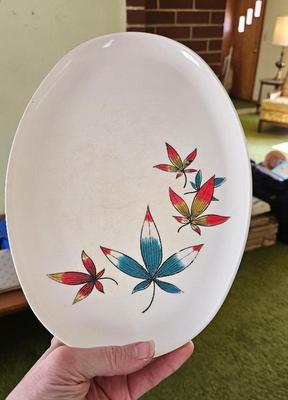 Dinnerware 1950s melamine platter