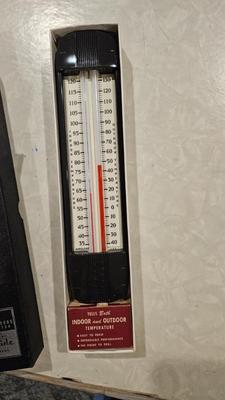 Thermometer 1950s airguide indoor outdoor