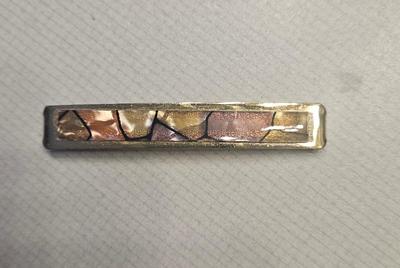 Tolietries barrettes 1970s abstrace