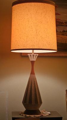 1950s mcm atomic age lamps