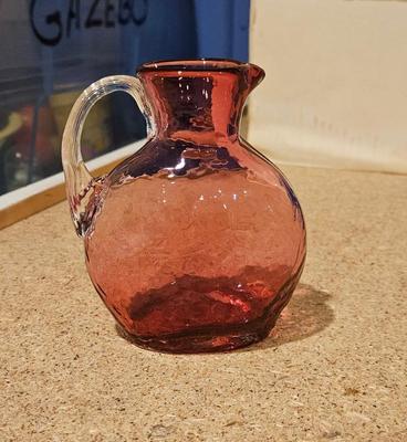 Glass 1980s 1990 pilgram glass cranberry glass 7)
