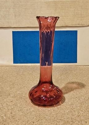 Glass 1980s 1990 pilgram glass cranberry glass 3)