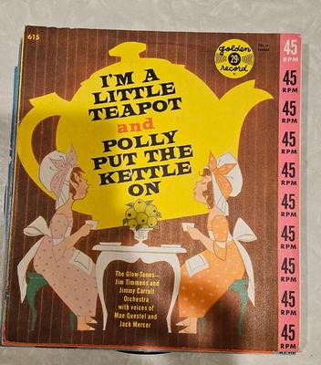 Records 1940s 1950s golden records empty sleeves 2)