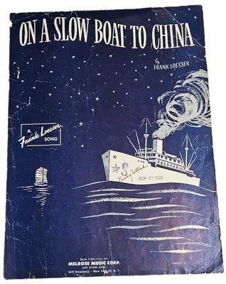 Nov 12 1948 on a slow boat to china