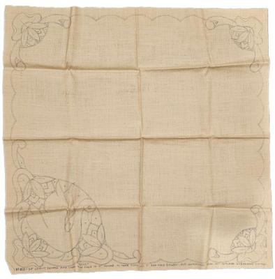 No 852 24” join it square pure linen swan trade wonder art mark (5)