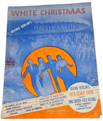 1942 White Christmas Irving Berlin's Holiday Inn Bing Crosby Fred Astaire 