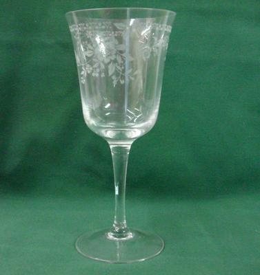 1980s Noritake Adagio crystal water goblets
