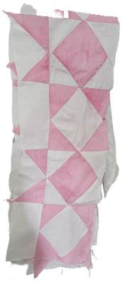 1930s 10 in x 53 in quilt top no backing