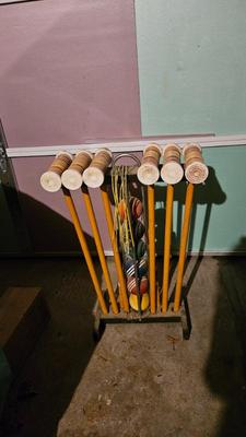 1990s croquet set