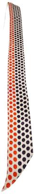 Vintage womans scarf white with red dots and white with blue dots
