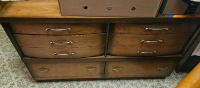 1950s walnut dressers 2)