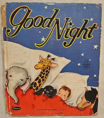 1950s a fuzzy wuzzy book good night