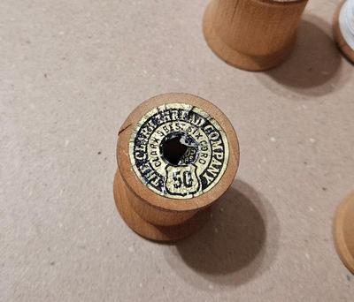Sewng wooden spools early 1900s 1940s 21)