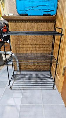 Sale Photo Thumbnail #351: 1950s wire shelves