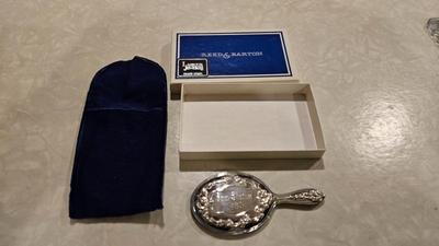 Toiletries 1980s reed and barton eau claire wisconsin mirror