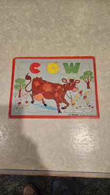 Circa 1950s 1960s built rite sta n place cow