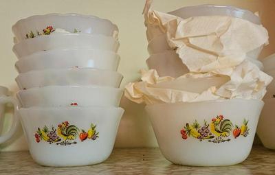Fire king chanticleer rooster #424 #8 6 oz (5)