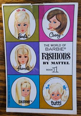 1966 the world of barbie fashions by mattel book 1