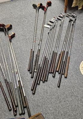 Vintage golf clubs