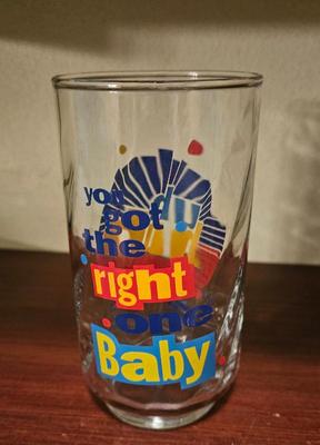 Glass 1990s you got the right one baby pepsi