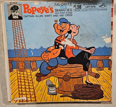 Records 1950s 1960s popeye