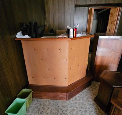 1950s handmade bar