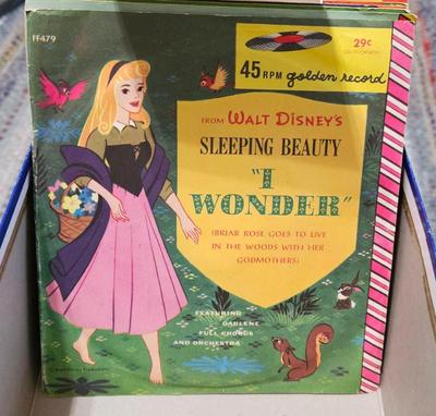 Disney circa 1950s 1960s golden records 6)