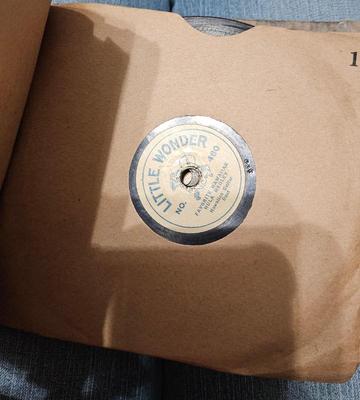 Records early 1900s little wonder records 8)