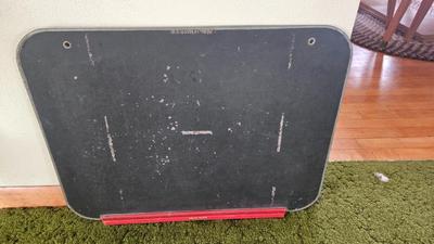 1960s velvo plate chalkboard