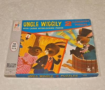 Circa 1940s milton bradley uncle wiggly 4500 2 two puzzles (2)