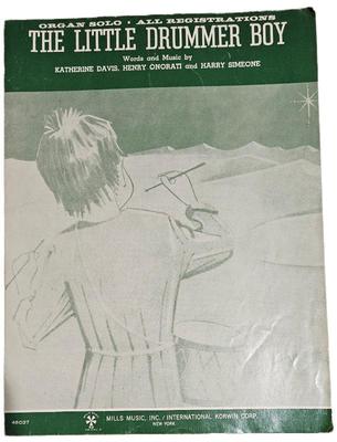 1964 organ solo all registrations the little drummer boy