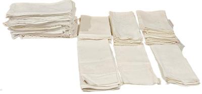 Numerous white linen