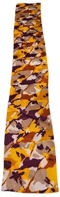 Vintage womans scarf gold multi