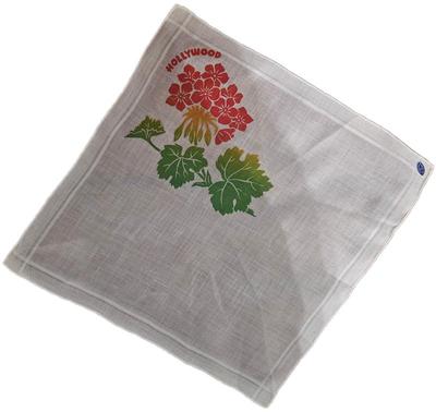 Vintage women s hankerchief hollywood woven in switzerland
