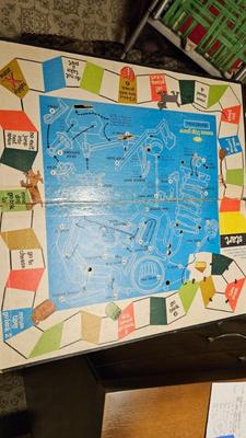 1960s mouse trap game and mouse trap parts board 2)